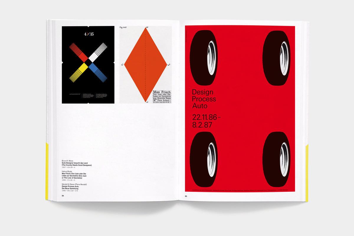 A5/08 Best German Posters – spread with posters by Pierre Mendell incl. „Design Process Auto“