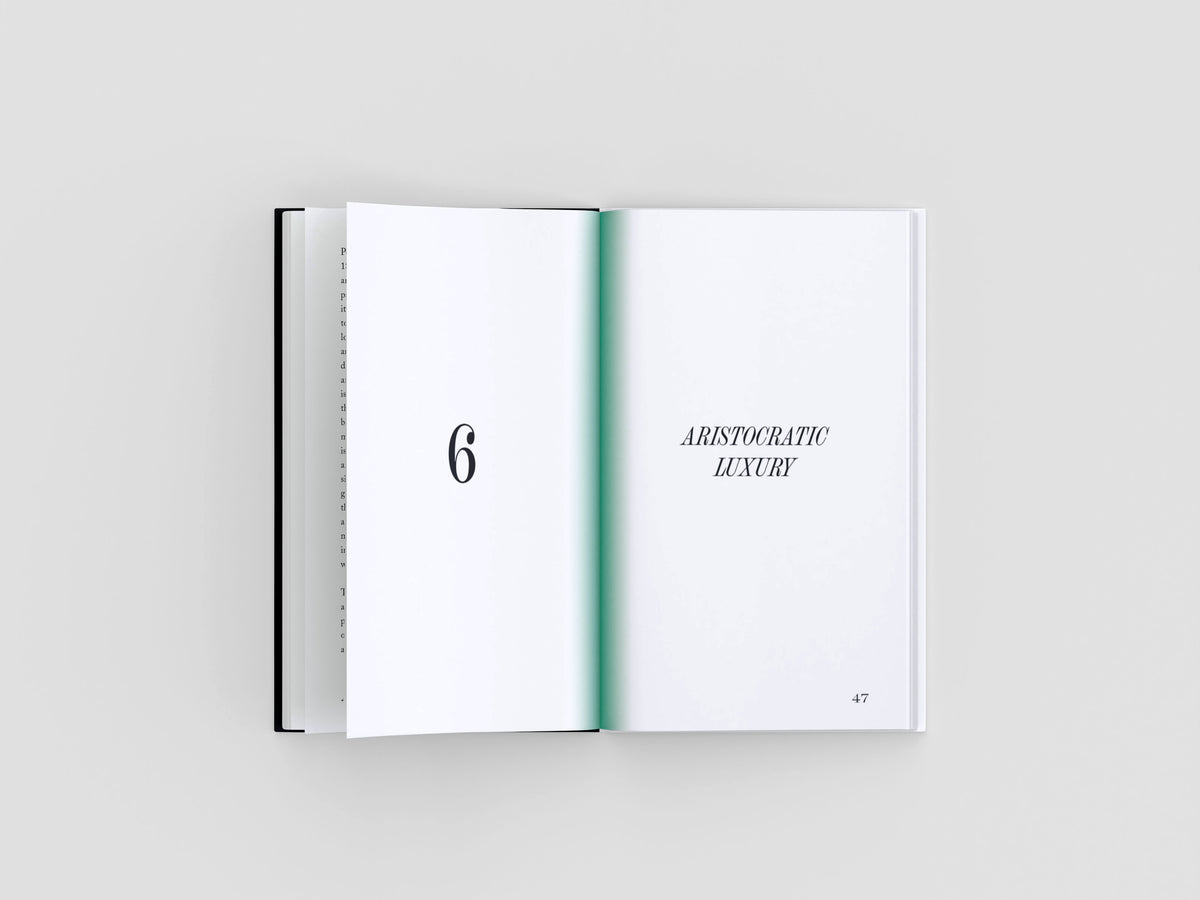 The Horn of Plenty – the book open at a chapter page