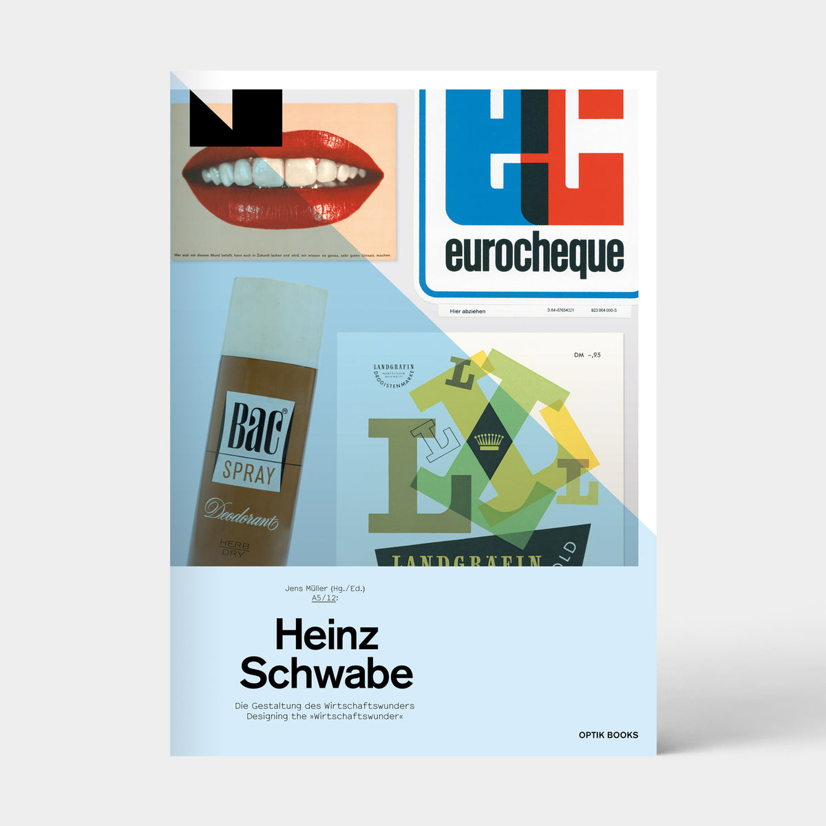 A5/12 Heinz Schwabe, book cover (OPTIK BOOKS A5 series)